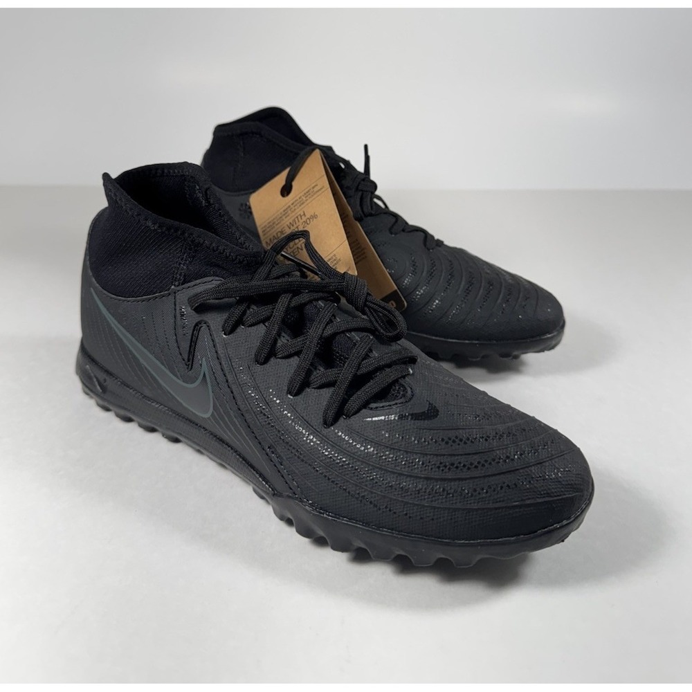 NIKE Phantom Luna 2 Academy Turf Soccer Shoes Black Women's 8 *NEW* FJ2566-002‎